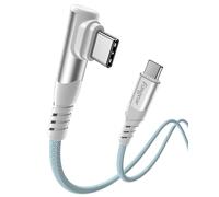 KAL-Câble Usb C Vers Usb C 100 W ¿ 1 Lot De 0,9 M Usb 2.0 De Type C Vers Type C Pd 5 A Charge Rapide À Angle Droit Compatible Avec Sam-Sung Galaxy Tab S3Surface GoMac-Book Air 2020Dell Xps 13