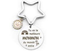 Kal-Cadeau Nounou,Cadeau Nounou Anniversaire Original,Porte Clé,Cadeaux Assistante Maternelle