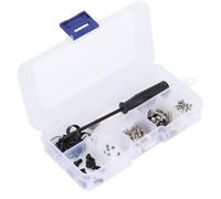 Kal-Carnaval Commerçant Kit De Vis De Machine À Coudre, Vis De Plaque D'aiguille En Acier Inoxydable Avec Boîte De Rangement Pour Accessoires De Machine À Coudre Industrielle