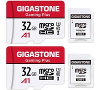 KAL-Carte Mémoire 32 Go Lot De 2 Cartes, Gaming Plus Série, Vitesse De Lecture Allant Jusqu'À 90 Mo/S. Pour Full Hd Vidéo Switch Gopro, A1 U1 C10 Carte Micro Sdhc Avec Mini Étui Et Adaptateur Sd