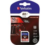 KAL-Carte Mémoire Sdhc U1 Premium - 16 Go - Carte Sd Pour L'Enregistrement De Vidéos En Full Hd - Carte Avec Protection D'Écriture Intégrée - Noire - Pour Appareil Photo, Pc Et Autres