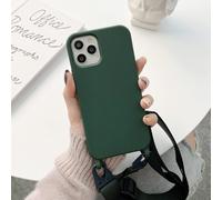 Kal-Chaîne De Téléphone Portable Compatible Avec Iphone Xs Max, Collier De Protection Avec Bande De Protection Pour Téléphone Portable - Avec Cordon De Protection Pour Iphone Xs Max, Vert Armée