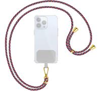 Kal-Chaîne Universelle Pour Téléphone Portable -Style Carré -Pièces Métalliques De Couleur Or -Compatible Avec De Nombreuses Coques De Téléphone Portable -Cordon À Accrocher Autour Du