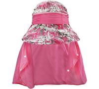 Kal-Chapeau De Soleil Femme Avec Protège Nuque Amovible Casquette Grande Visière Femme Casquette Protection 360°Contre Le Soleil Casquette Anti Uv Pour Plage Randonnée Jardin Camping Pêche