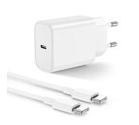 Kal-Chargeur Rapide Iphone 16 15, 20w Chargeur Iphone Usb C Avec Câble Usb C Vers Usb C 2m Pour Apple Iphone 16 Pro/16 Pro Max/15 Pro Max/15 Plus/Ipad Pro 12.9 Type C Adaptateur Secteur Mural Aliment