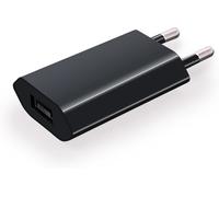 Kal-Chargeur Usb A 5v - 1a, Prise Chargeur Secteur Universel Usb Pour Iphone, Ipad, Smartphone Android, Smartwatch, Tablette, Écouteurs, Noir