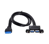 KAL-Chenyang Dual Port USB 3.0 Panneau type \u2013 carte mère 20P câble 50 cm