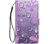 Kal-Chooseu Coque Pour Samsung Galaxy A10 2019 / M10 Housse Cuir Avec Silicone Etui Portefeuille Antichoc Étui À Rabat Et Folio Magnétique Support Stand Fonction Élégant Motif Pour Filles Femmes - Ma