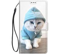 Kal-Chooseu Coque Pour Samsung Galaxy A10 2019 / M10 Housse Cuir Avec Silicone Etui Portefeuille Antichoc Étui À Rabat Et Folio Magnétique Support Stand Fonction Élégant Motif Pour Filles Femmes - Ch
