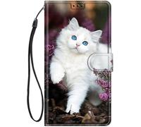 Kal-Chooseu Coque Pour Samsung Galaxy A10 2019 / M10 Housse Cuir Avec Silicone Etui Portefeuille Antichoc Étui À Rabat Et Folio Magnétique Support Stand Fonction Élégant Motif Pour Filles Femmes - Ch