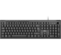 KAL-Clavier Azerty Filaire Pour Pc/Portable - Usb 1.4M, Etanche, Silence, Touches Larges, Multi-Os (Windows/Linux/Mac) - Noir