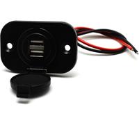 Kal-Cliff-Top 12v Boat Marine Carvans Étanche À L'eau Série Mount Mount (4.2 A Dual Usb Charger)