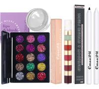 Kal-Coffret Maquillage Femme Makeup Kit Avec Palette De Fard À Paupières Yeux Maquillage Cosmetics Palettes De Maquillage Professional Pinceaux De Maquillage Crayon À Sourcils Mascara