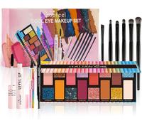 Kal-Coffret Maquillage Femme Makeup Kit Avec Palette De Fard À Paupières Yeux Maquillage Cosmetics Palettes De Maquillage Professional Pinceaux De Maquillage Crayon À Sourcils Mascara