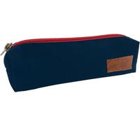 Kal-- Collection : Qv Original - Trousse Etudiant - 1 Compartiment - Pour Emporter L'essentiel - Matière Et Zip Robuste - Format Compact 19x4,7x4,7cm - Bleu Marine