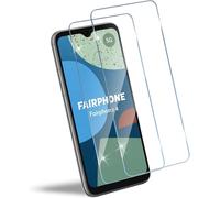 Kal-Compatible Avec Fairphone 4 5g Verre Trempé, 2 Pièces 9h Dureté Protection Écran, Ultra Hd, Sans Bulles, Anti-Rayure, Film Protection D'écran - Transparent