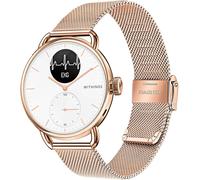 Kal-Compatible Avec Withings Scanwatch 38mm Bracelet, 18mm Bracelet En Acier Inoxydable Tissé En Maille Bracelet De Montre En Métal À Dégagement Rapide Pour Withings Steel Hr 36mm/Move/Steel