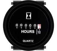 KAL-Compteur Horaire Mécanique, Alimentation Dc8V-80V, Journal Des Heures Pour L'Entretien, Conception Étanche Pour Tondeuse À Gazon À Braquage Zéro Tracteur Compresseur Bateau Marin (Dc8V-80V)