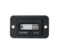 KAL-Compteur Horaire Numérique Lcd Réinitialisable,Ac 86-230V,Adapté À La Tondeuse À Gazon,Au Moteur Diesel,Au Tracteur,À La Chaudière,Au Générateur,Au Compresseur D'Air(Hm010-1-Ac)
