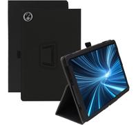 Kal-Coque Compatible Avec Doogee T40 Pro, Housse Etui De Slim Léger Avec Dragonne, Pu Flexible Cover Avec Multi-Angle Fonction Support, Noir