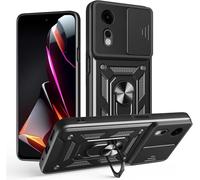 Kal-Coque Compatible Avec Zte Nubia Neo 2 (6.72") Pc Dur Et Tpu Silicone Housse Couverture Avec 360°Degrés Support Rotatif Étui Case Cover Noir