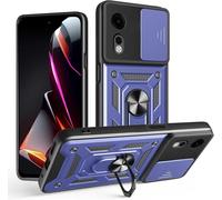 Kal-Coque Compatible Avec Zte Nubia Neo 2 (6.72") Pc Dur Et Tpu Silicone Housse Couverture Avec 360°Degrés Support Rotatif Étui Case Cover Bleu