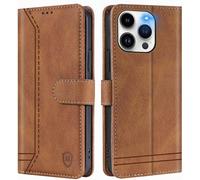 Kal-Coque Pour Asus Rog Phone 8/8 Pro - Étui Protection Housse Premium En Cuir Pu, Pochette Fermeture Magnétique, Flip Case Compatible (Brun)