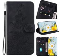 Kal-Coque Pour Google Pixel 9a 5g 2025 6.3 Pouces Housse En Cuir Avec Porte-Cartes Téléphone Portable Avec Support Etui À Rabat Magnétique Pour Google Pixel 9a - Noir Lys