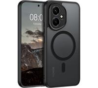 Kal-Coque Pour Honor 400 5g 6.55'' Compatible Avec Magsafe, Hybrid Magnétique Case Etui Translucide Mat Arrière Protection Caméra Housse Fine Antichoc Dos Anti Rayures, Noir