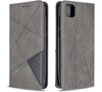 Kal-Coque Pour Huawei Y5p / Honor 9s, Housse Portefeuille En Cuir Etui De Protection Avec Slim Tpu Silicone Bumper Antichoc Magnétique Flip Case, Porte Cartes Avec Fonction Support Cover (Gris)