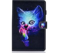 Kal-Coque Pour Nouvel Ipad 10.2 2019, Cuir Senior Affaires Folding Folio Coque Housse Avec Réveil/Sommeil Automatique, Angles De Vision Multiples Pour Ipad 10.2 7ème Génération