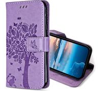 Kal-Coque Pour Realme 9 4g / Realme 9 Pro+ 5g, Etui Protection Housse Premium En Cuir Pu, Antichoc Étui À Rabat Portefeuille Flip Case Pour Realme 9 4g / 9 Pro Plus 5g (Lavande)