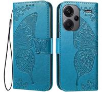 Kal-Coque Pour Redmi Note 13 Pro+ / Redmi Note 13 Proplus (6.67"" Inches) Etui Flip Magnétique Avec 3 Fentes Pour Cartes 1 Portefeuille, Housse - Bleu