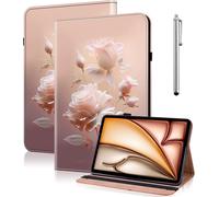 KAL-Coque Pour Samsung Galaxy Tab S6 Lite 10.4"" 2024/2022/2020(Sm-P620/P625/P610/P615/P613/P619),Étui Housse De Protection Ultra Fin En Cuir Pu Avec Fonction Support -Cerceau D'Or
