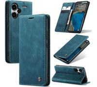 Kal-Coque Pour Xiaomi Redmi Note 13 Pro Plus 5g Premium Housse Cuir Protection Pochette Rabat Portefeuille Flip Case Porte Magnétique Coque Étui Pour Redmi Note 13 Pro Plus 5g, Bleu Vert