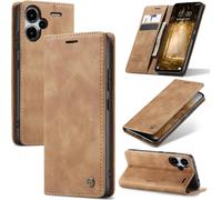 Kal-Coque Pour Xiaomi Redmi Note 13 Pro Plus 5g Premium Housse Cuir Protection Pochette Rabat Portefeuille Flip Case Porte Magnétique Coque Étui Pour Redmi Note 13 Pro Plus 5g, Brun
