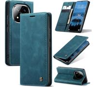 Kal-Coque Pour Xiaomi Redmi Note 14 Pro Plus 5g Premium Housse Cuir Protection Pochette Rabat Portefeuille Flip Case Porte Magnétique Coque Étui Pour Redmi Note 14 Pro Plus 5g, Bleu Vert