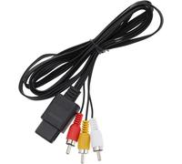 Kal-Cordon De Câble Vidéo Composite Av Remplacement Compatible Avec Nintendo 64 N64/ Gamecube/Snes Av Cordons De Câble De Rechange