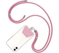 Kal-Cordon Telephone Portable, Collier De Telephone Universelle Capes De Collier De Longe Compatibles Avec Plupart Des Smartphones (Rose)