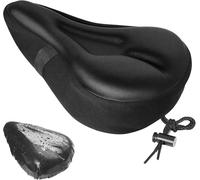 Kal-Coussin De Selle De Vélo ¿ Housse De Selle De Vélo Rembourrée En Gel Pour Homme Et Femme ¿ Coussin De Selle D'exercice Extra Doux Pour Vélo D'exercice Peloton, Vélo De Route Et Vtt Étroit
