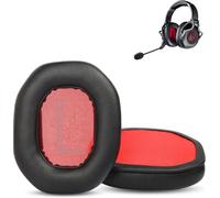 KAL-Coussin D'Oreillette Compatible Avec Le Casque De Jeu Teufel Cage, Remplacement Des Coussinets D'Oreilles Avec Cuir De Protéine Plus Doux Et Mousse À Mémoire De Forme
