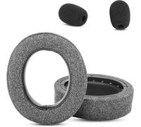 KAL-Coussin D'Oreillette Compatible Avec Les Casques Corsair Hs75, Hs70, Hs60 Pro, Hs50, Xb, Remplacement Des Coussinets D'Oreilles Avec Cuir De Protéine Plus Doux Et Mousse À Mémoire De Forme