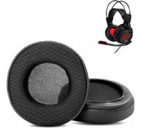 KAL-Coussinets Compatibles Avec Les Écouteurs Msi Ds502 Ds-2 Ds501 Casques Coussin De Remplacement (Cuir Respirant/Tissu Durable Et Mousse À Mémoire)