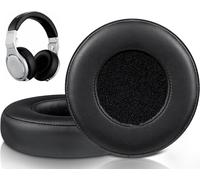 KAL-Coussinets D`Oreilles De Remplacement Pour Monster Beats Pro/By Dr Dre Detox Casques, Coussin En Cuir De Protéine Plus Doux, Mousse D`Isolation Phonique Haute Densité