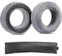 KAL-Coussinets De Rechange Dt700 Pro X Compatibles Avec Casque Beyerdynamic Dt700 Prox Dt900 Prox En Velours Épais (Coussinets D'Oreille + Bandeau)
