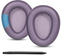 KAL-Coussinets De Rechange En Cuir Protéiné Pour Casque Jlab Jbuds Lux Anc Violet Clair