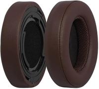 KAL-Coussinets De Rechange En Cuir Protéiné Pour Casque Shure Aonic50 (Marron)