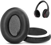 KAL-Coussinets De Remplacement Compatible Avec August Ep735 Active Noise Cancelling Bluetooth V4.1 Headphone Coussinets D'Oreille En Cuir Protéiné Plus Doux/Mousse À Mémoire De Forme