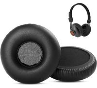 KAL-Coussinets De Remplacement Compatible Avec House Of Marley Positive Vibration 2 Wireless On-Ear Headphone Coussinets D'Oreille En Cuir Protéiné Plus Doux/Mousse À Mémoire De Forme