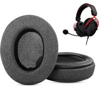 KAL-Coussinets De Remplacement Compatible Avec Hyperx Cloud Alpha Headset Coussinets D'Oreille En Tissu Respirant/Mousse Haute Densité